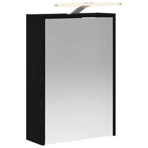 vidaXL Armoire Miroir de Salle de Bain Ch&ecirc;ne noir 43 x 16 x 62.5 cm