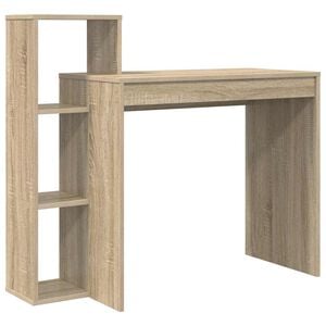vidaXL Bureau Ch&ecirc;ne Sonoma Bois d'ing&eacute;nierie 100 x 40 x 90 cm
