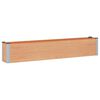 vidaXL Jardini&egrave;re sur&eacute;lev&eacute;e Marron 200 x 30 x 36 cm alu.