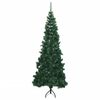 vidaXL Sapin de No&euml;l artificiel d'angle Vert 240 cm PVC