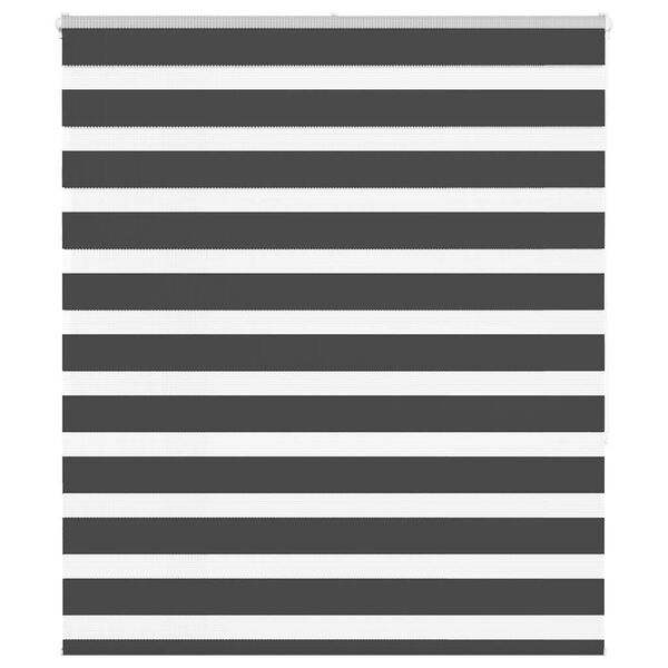 vidaXL Store z&egrave;bre noir 135x150 cm largeur du tissu 130,9 cm polyester