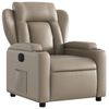vidaXL Fauteuil inclinable &eacute;lectrique Cappuccino Similicuir