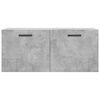 vidaXL Armoire murale gris b&eacute;ton 80x36,5x35 cm bois d'ing&eacute;nierie