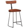 vidaXL Tabourets de bar lot de 2 49x43x79 cm bois de manguier massif