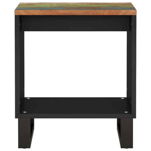 vidaXL Table basse 40x31x46 cm Bois de récupération et d'ingénierie