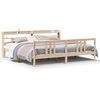 vidaXL Cadre de lit avec t&ecirc;te de lit sans matelas 180x200 cm
