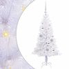 vidaXL Sapin de Noël artificiel avec 150 LED Blanc 120 cm PVC et Acier