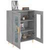 vidaXL Buffet sonoma gris 69,5x34x90 cm bois d'ingénierie