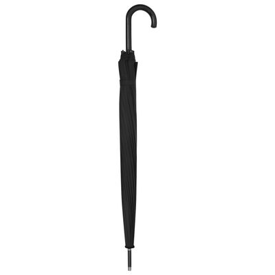 vidaXL Parapluie automatique Noir 120 cm