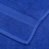 vidaXL Serviettes de douche FROGN 10 pcs bleu 70x140 cm 360 g/m&sup2;
