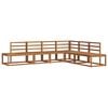 vidaXL 6 pc Ensemble de canap&eacute;s d'ext&eacute;rieur Bois d'Acacia Massif