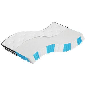 vidaXL Matelas &agrave; ressorts ensach&eacute;s moyen 120x200 cm