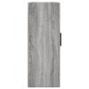 vidaXL Armoire murale sonoma gris 69,5x34x90 cm