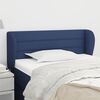 vidaXL T&ecirc;te de lit avec oreilles Bleu 103x23x78/88 cm Tissu