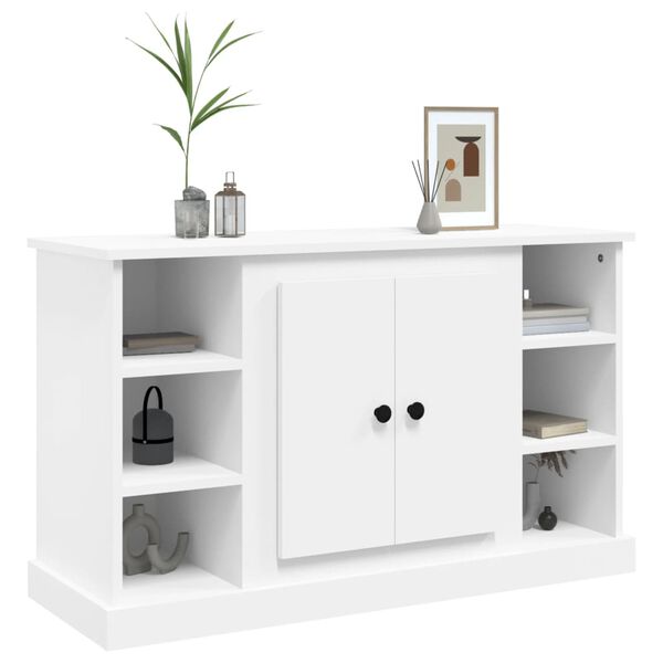 vidaXL Buffet Blanc 100x35,5x60 cm Bois d'ing&eacute;nierie