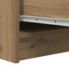 vidaXL Buffet ch&ecirc;ne artisanal 29,5x34x76 cm bois d'ing&eacute;nierie