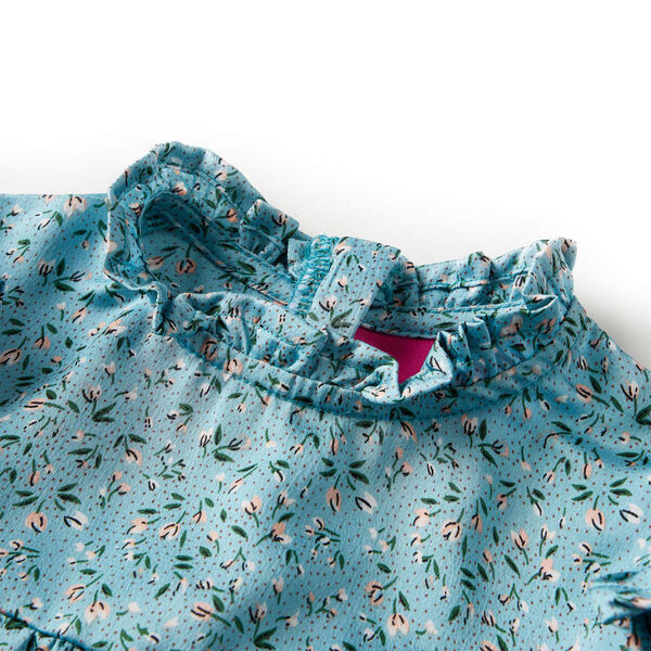 Robe enfants à manches longues bleu 92