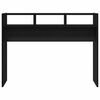 vidaXL Table console Ch&ecirc;ne noir 105 x 30 x 80 cm Bois d'ing&eacute;nierie