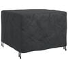 vidaXL Housse pour mobilier d'extérieur Noir 100 x 100 x 70 cm 600D