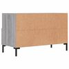 vidaXL Meuble TV Sonoma gris 80x36x50 cm Bois d'ing&eacute;nierie