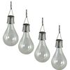 Luxform Lampe LED solaire de jardin 4 pcs Transparent 95420