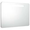 vidaXL Armoire de salle de bain &agrave; miroir LED 80x9,5x55 cm