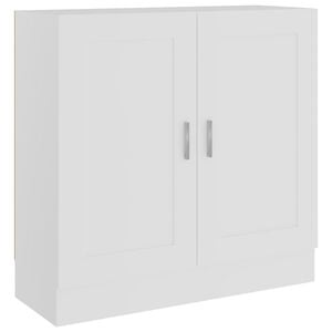 vidaXL Biblioth&egrave;que Blanc 82,5x30,5x80 cm Bois d'ing&eacute;nierie