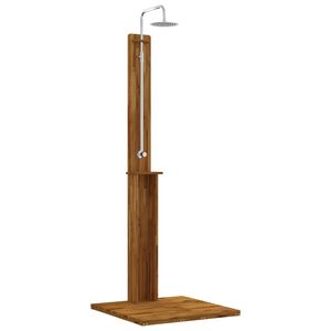 vidaXL Douche d'ext&eacute;rieur 217 cm Naturel