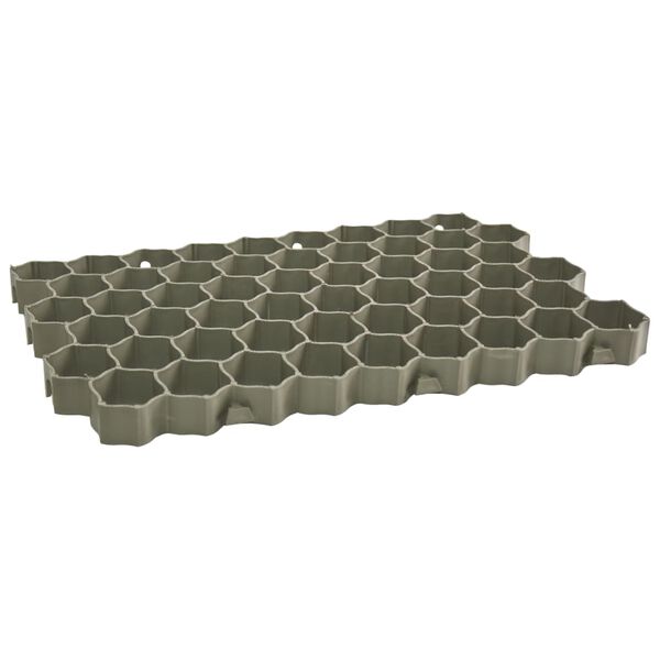 vidaXL Grilles d'herbe 16 pcs vert 60x40x3 cm plastique