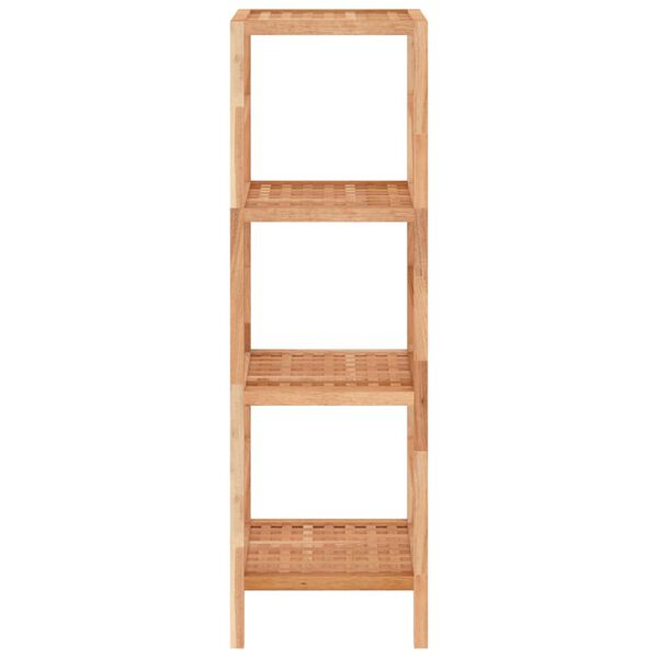 vidaXL Étagère de salle de bain 35,5x35,5x112,5cm Bois massif de noyer
