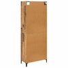 vidaXL Haut Armoire Bois Ancien 69,5 x 34 x 180 cm Bois d'ing&eacute;nierie