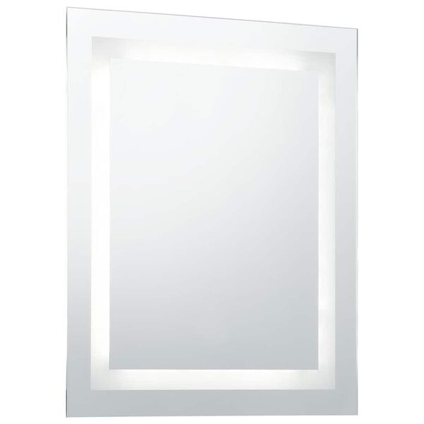 vidaXL Miroir &agrave; LED pour salle de bains et capteur tactile 60x80 cm