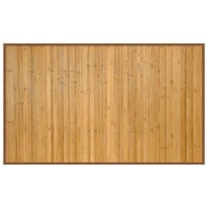 vidaXL Tapis rectangulaire naturel 60x100 cm bambou