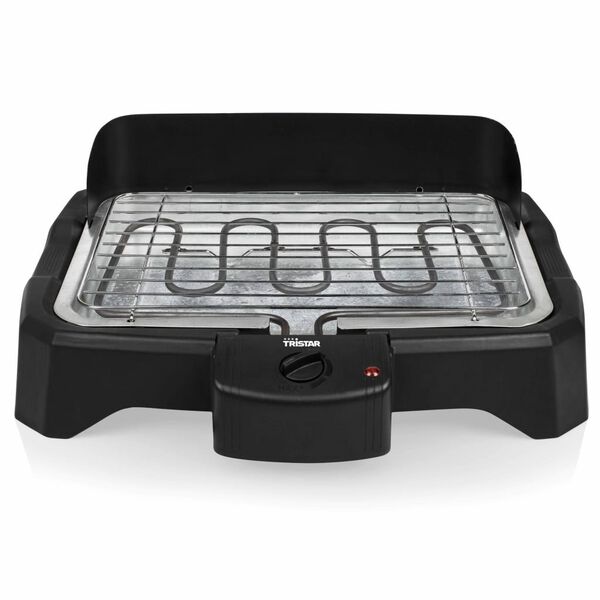 Tristar Barbecue &eacute;lectrique de table 2000 W 34,5x23 cm Noir