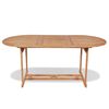 vidaXL Table de jardin 180x90x75 cm Bois de teck solide