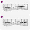 vidaXL Ensembles de canap&eacute;s 7 pcs Naturel Bois d'Acacia Massif
