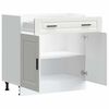 vidaXL Armoire de cuisine Porto blanc bois d'ingénierie