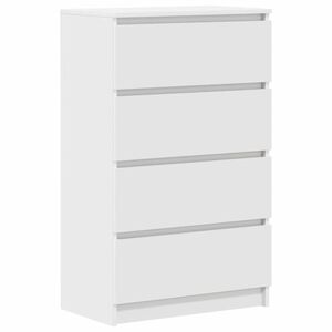 vidaXL Buffet Blanc 60x35x98,5 cm Bois d'ing&eacute;nierie