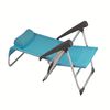 Bo-Camp Chaise de plage Bleu 1204784