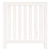 vidaXL Cache-radiateur Blanc 79,5x19x84 cm Bois massif de pin