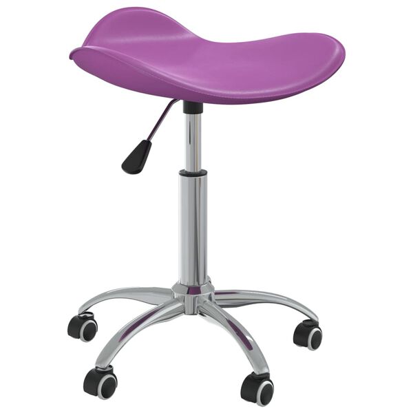 vidaXL Tabouret de salon et spa Violet Similicuir