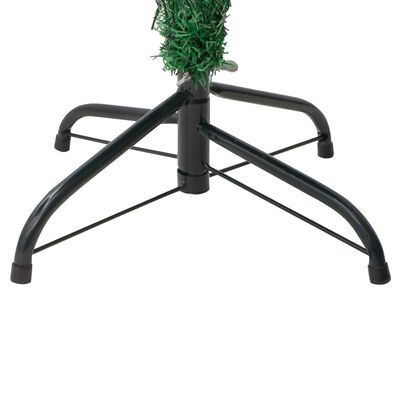 vidaXL Cactus de Noël avec support et LED Vert 210 cm PVC