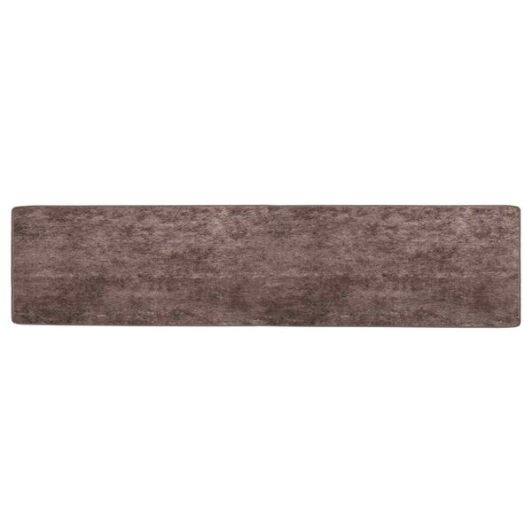 vidaXL Coureur de Tapis MARSA Gris 400 x 50 cm Polyester et PVC