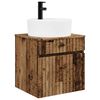 vidaXL Meuble de lavabo mural Bois ancien 49 x 44,5 x 65 cm