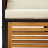 vidaXL Salon de jardin avec coussins 5 pcs Bois d'acacia solide