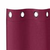 vidaXL Rideaux occultants avec anneaux 2 pcs Bordeaux 175 x 140 cm