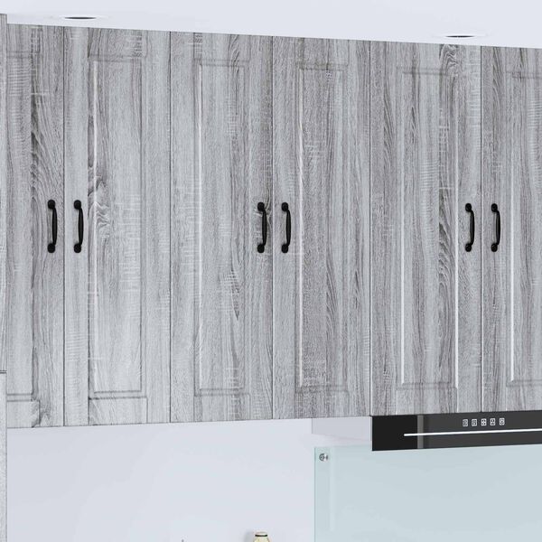 vidaXL Armoire de cuisine avec &eacute;tag&egrave;re Gris Sonoma 60 x 31 x 100 cm