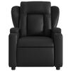 vidaXL Fauteuil inclinable &eacute;lectrique Noir Similicuir