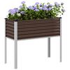 vidaXL Jardinière Marron 100x45x90 cm Acier