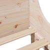 vidaXL Cadre de lit sans matelas 100x200 cm bois massif de pin